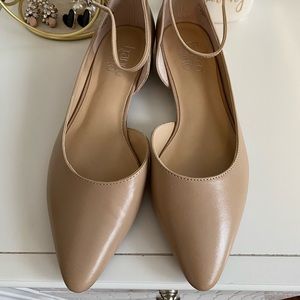Franco Sarto nude strapped flats 🌸
